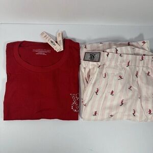 Victoria's Secret Red Sleepwear Set